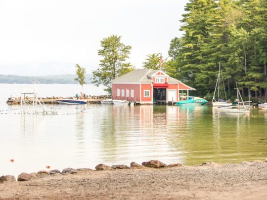 Boat house at Brookwoods