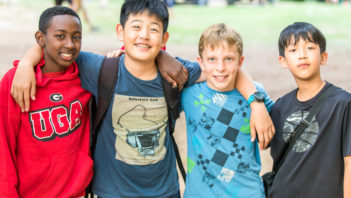 Four diverse Brookwoods boys