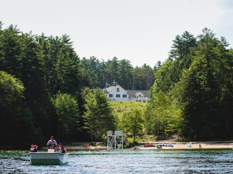 Brookwoods waterfront from the lake