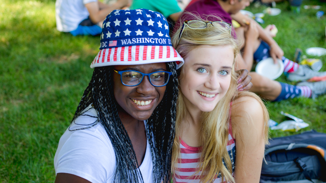 Staff on the 4th of July smiling