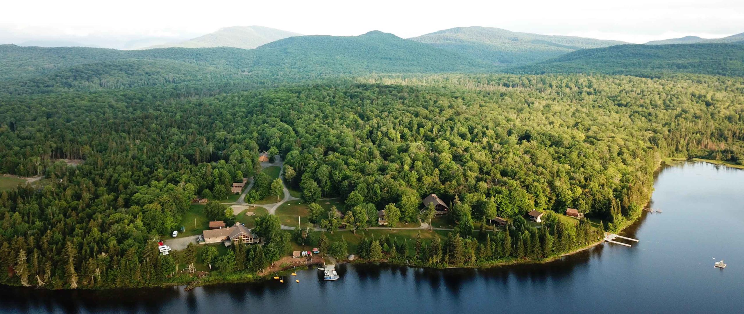 Aerial of Moose River Outpost