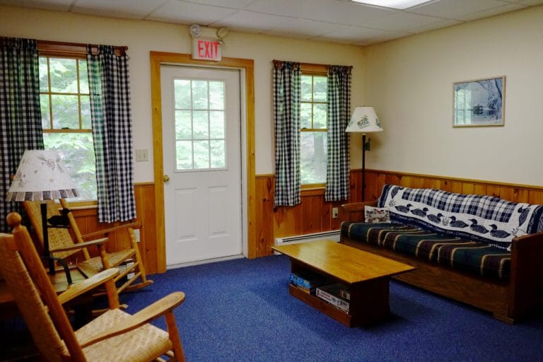 Loon cabin interior