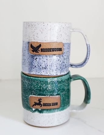 Speckled with Center Stamp