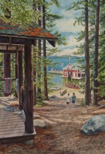 To The Boathouse (20 x 14' museum quality or digital print)